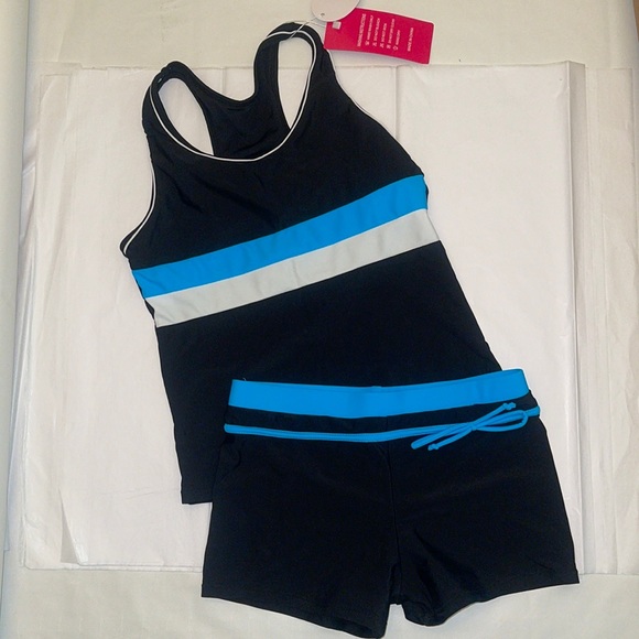 Youth Racer Back Tankini Swim Suit! - Picture 1 of 11